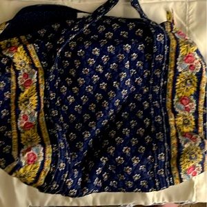 Retired Maison Blue Vera Bradley Medium Travel Duffel